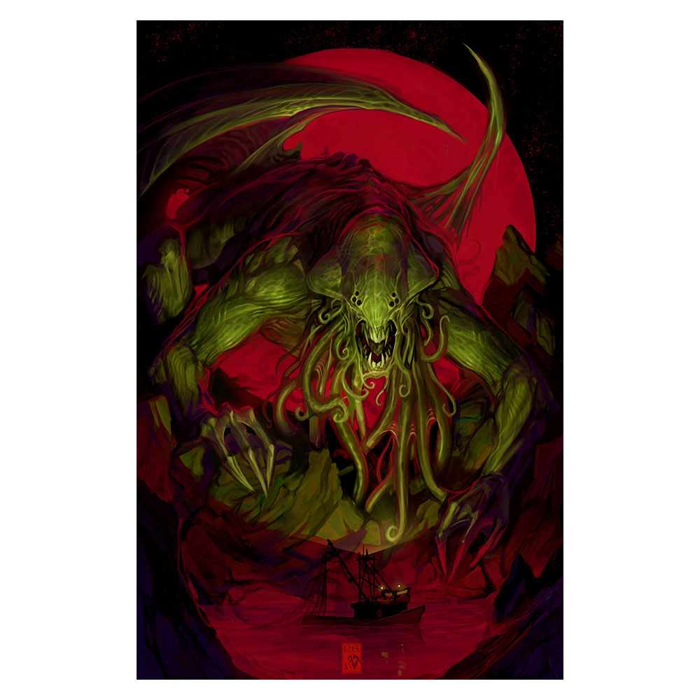 Harbinger Cthulhu ART PRINT