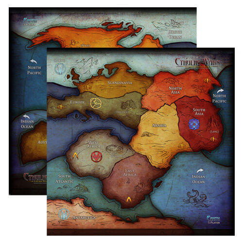 Oversized 3-5 Player Earth Map