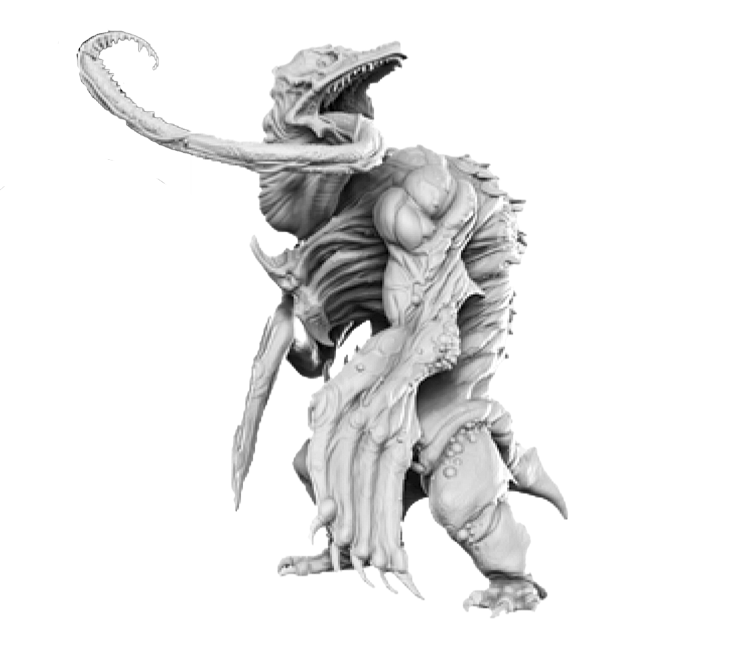 Giant Blind Albino Penguin