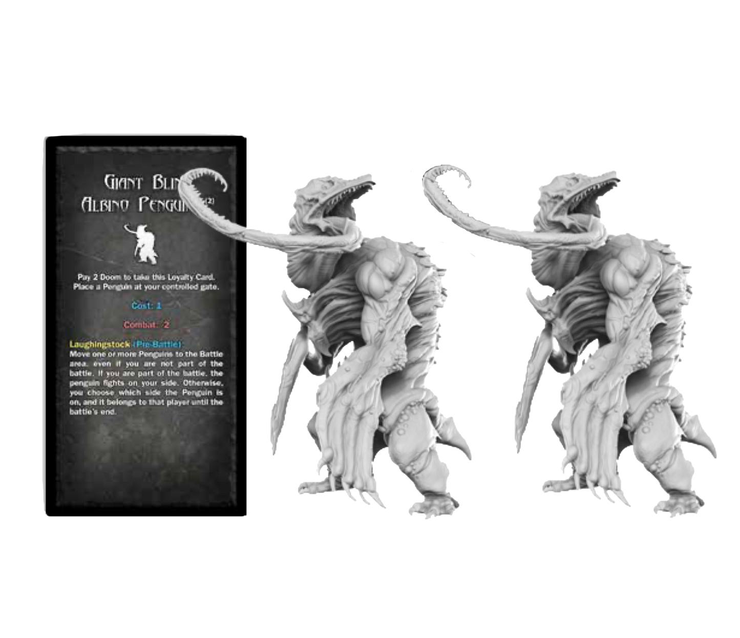 Giant Blind Albino Penguin