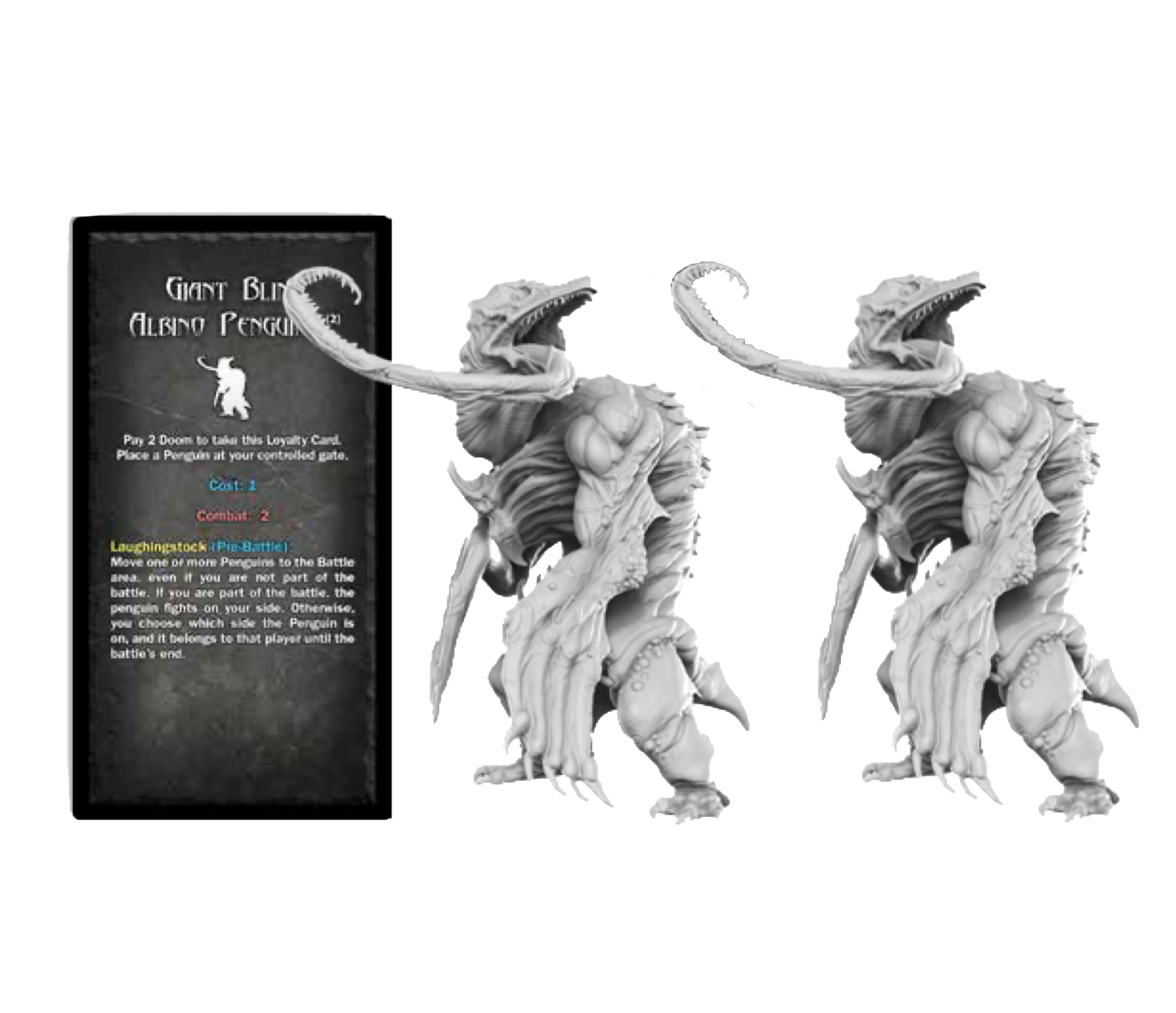 Giant Blind Albino Penguin